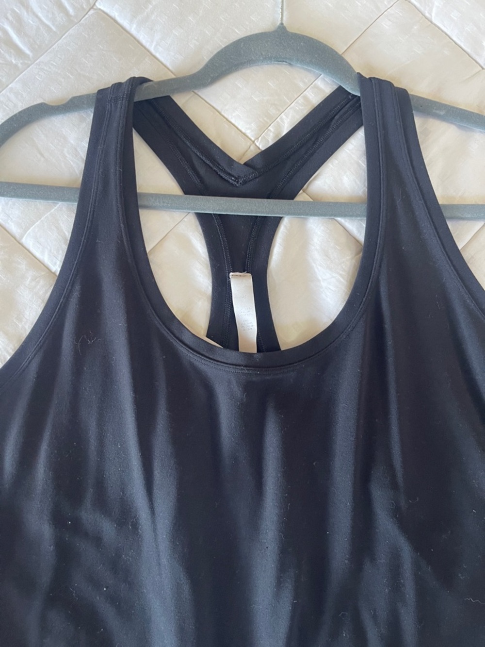 Lululemon Black Racerback workout Top - Picture 2 of 2